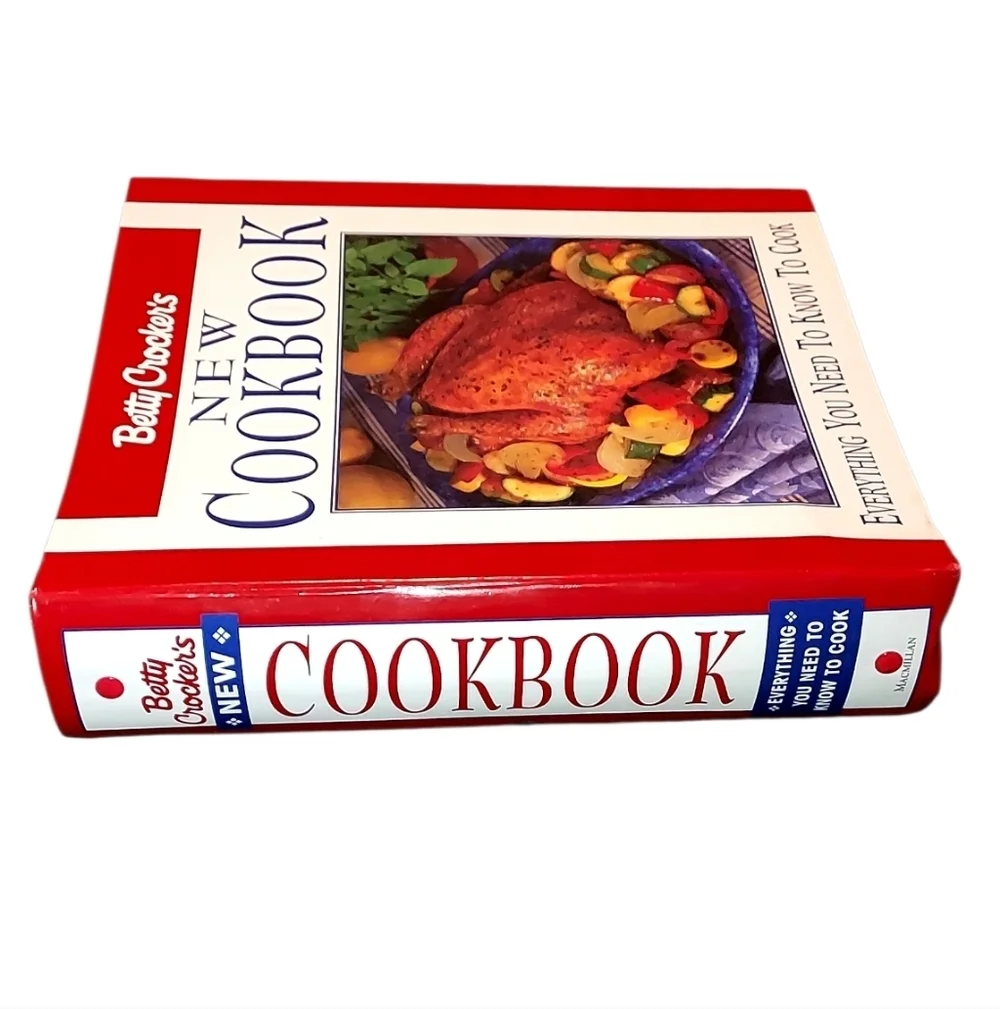 Betty Crocker New Cookbook with Red and White Cover 1996